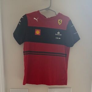 Puma Kids Red F1 Ferrari T-Shirt
